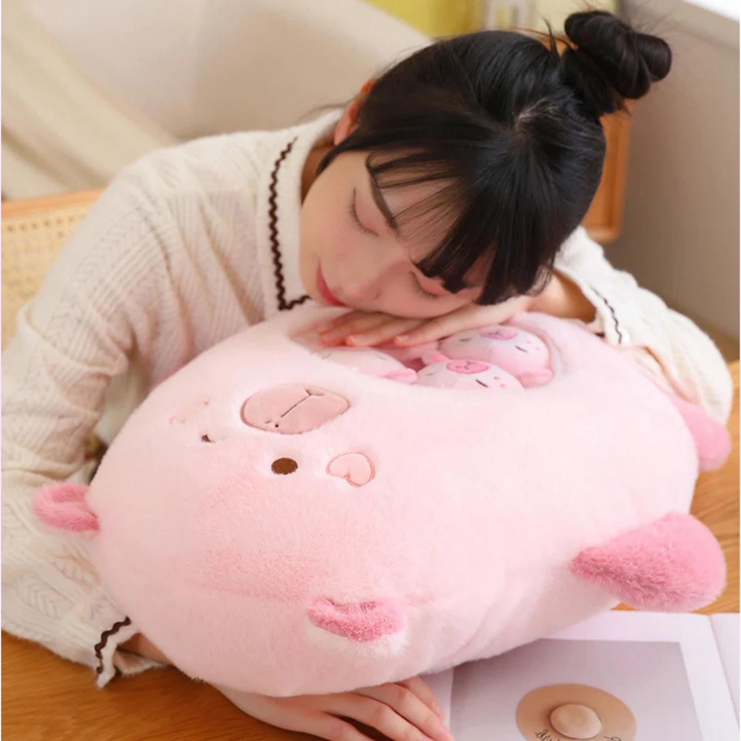 6 balls capybara plushie