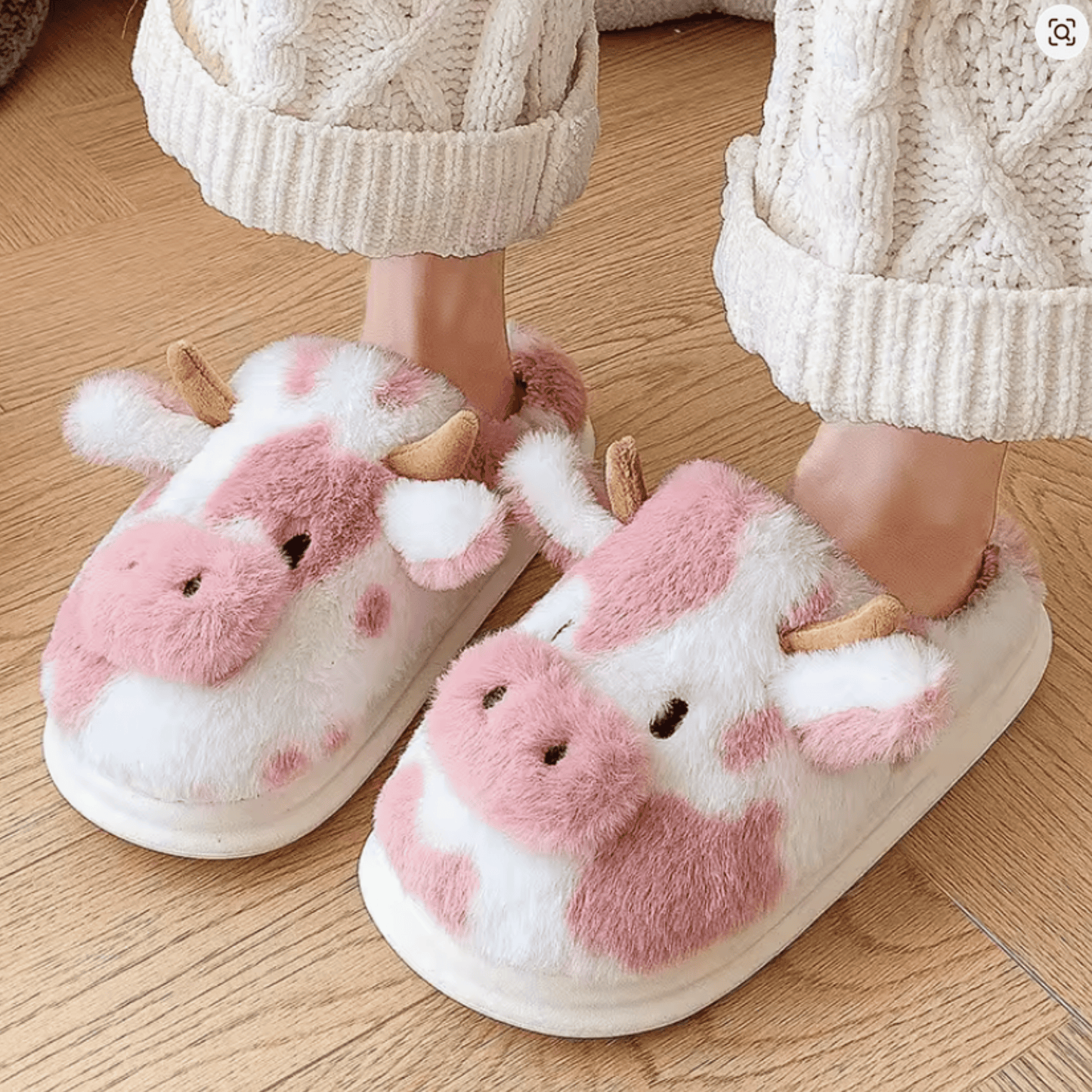 Cow slippers