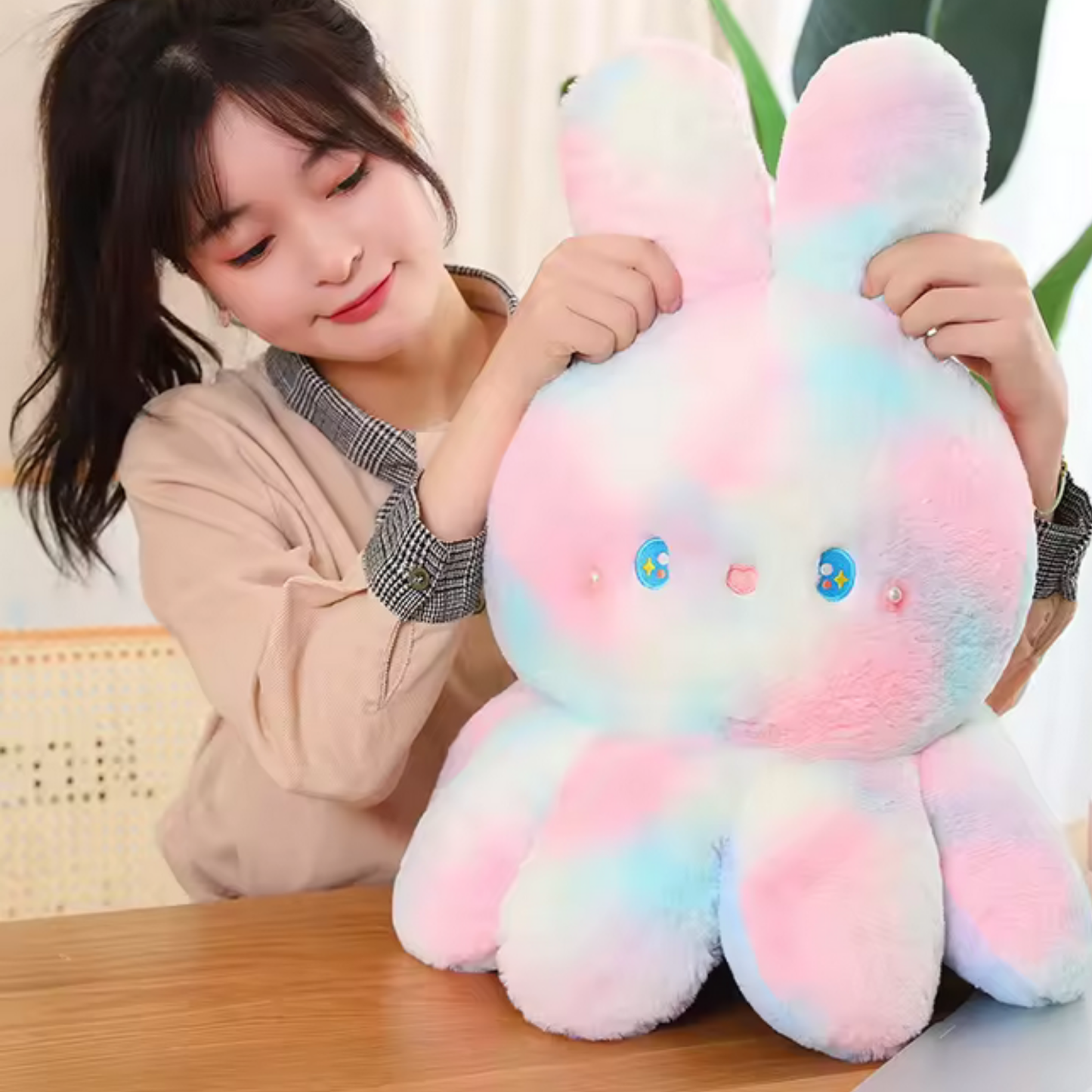 octopus plush reversible - 3 Sizes