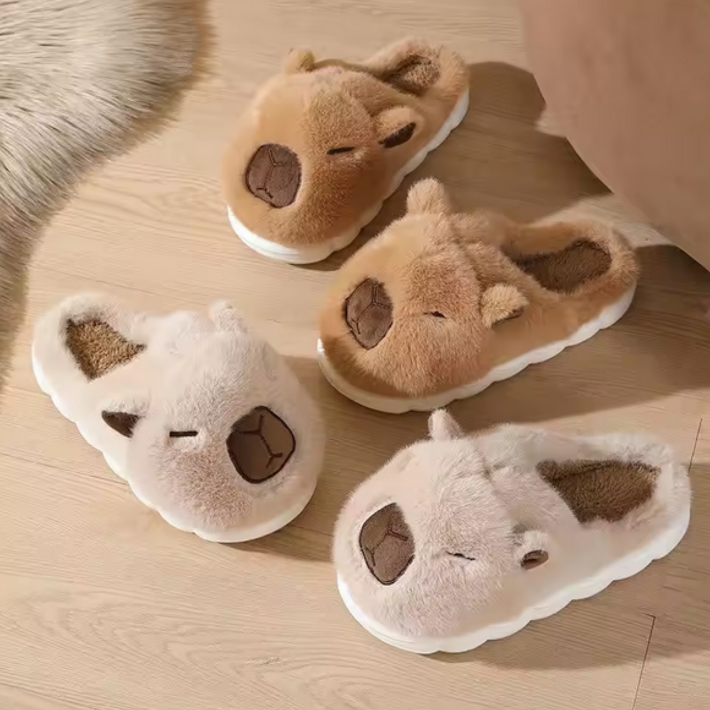 Capybara slippers