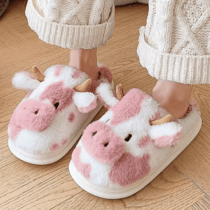 Cow slippers