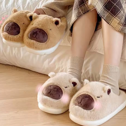 Capybara slippers