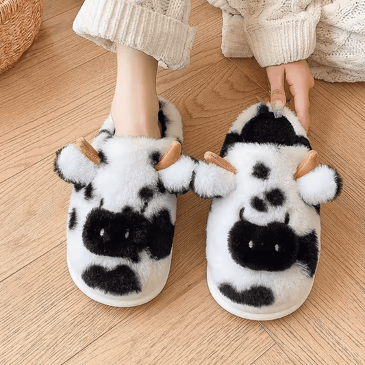 Cow slippers