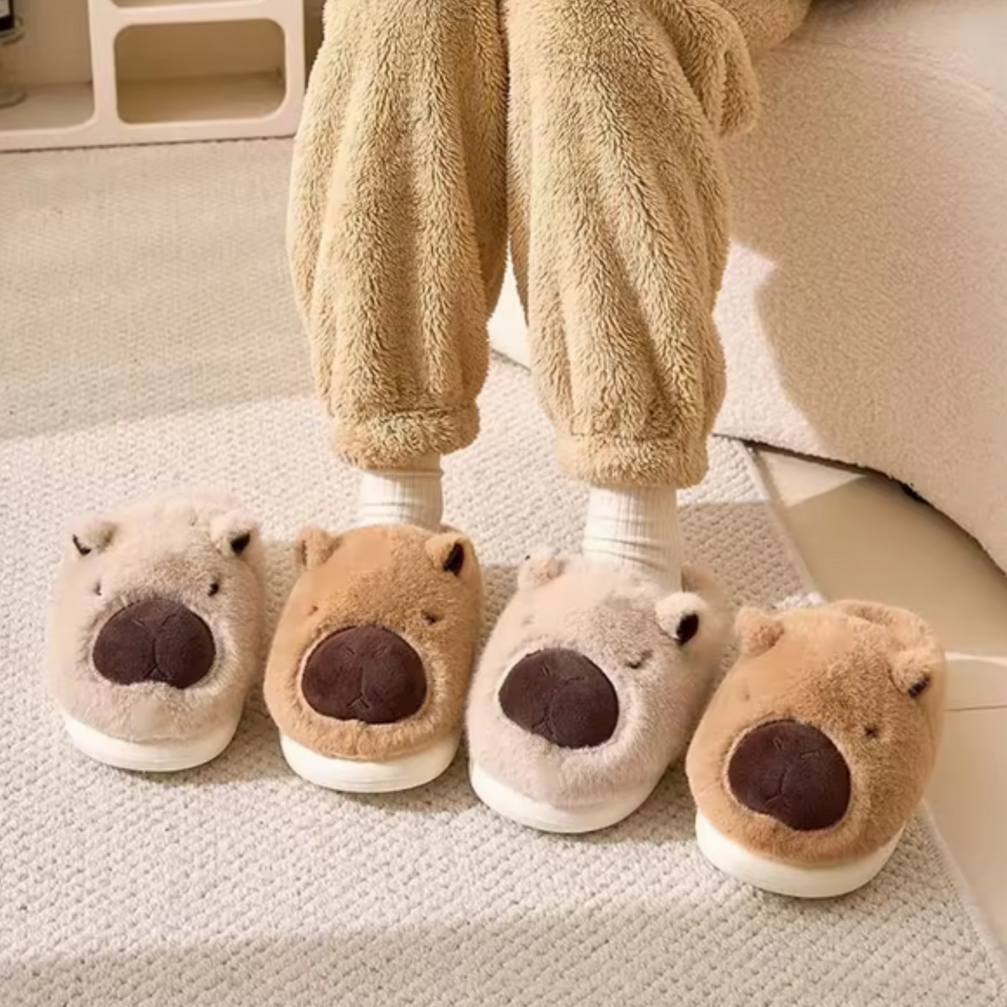 Capybara slippers