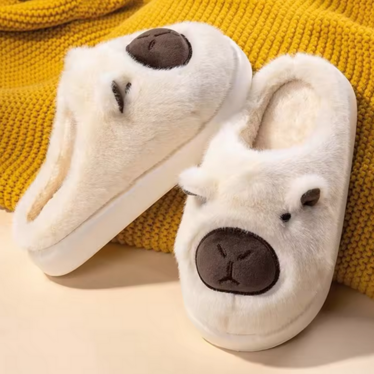 Capybara slippers