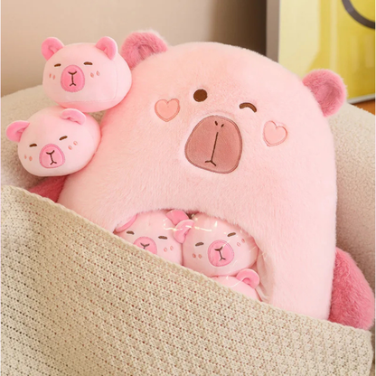 6 balls capybara plushie