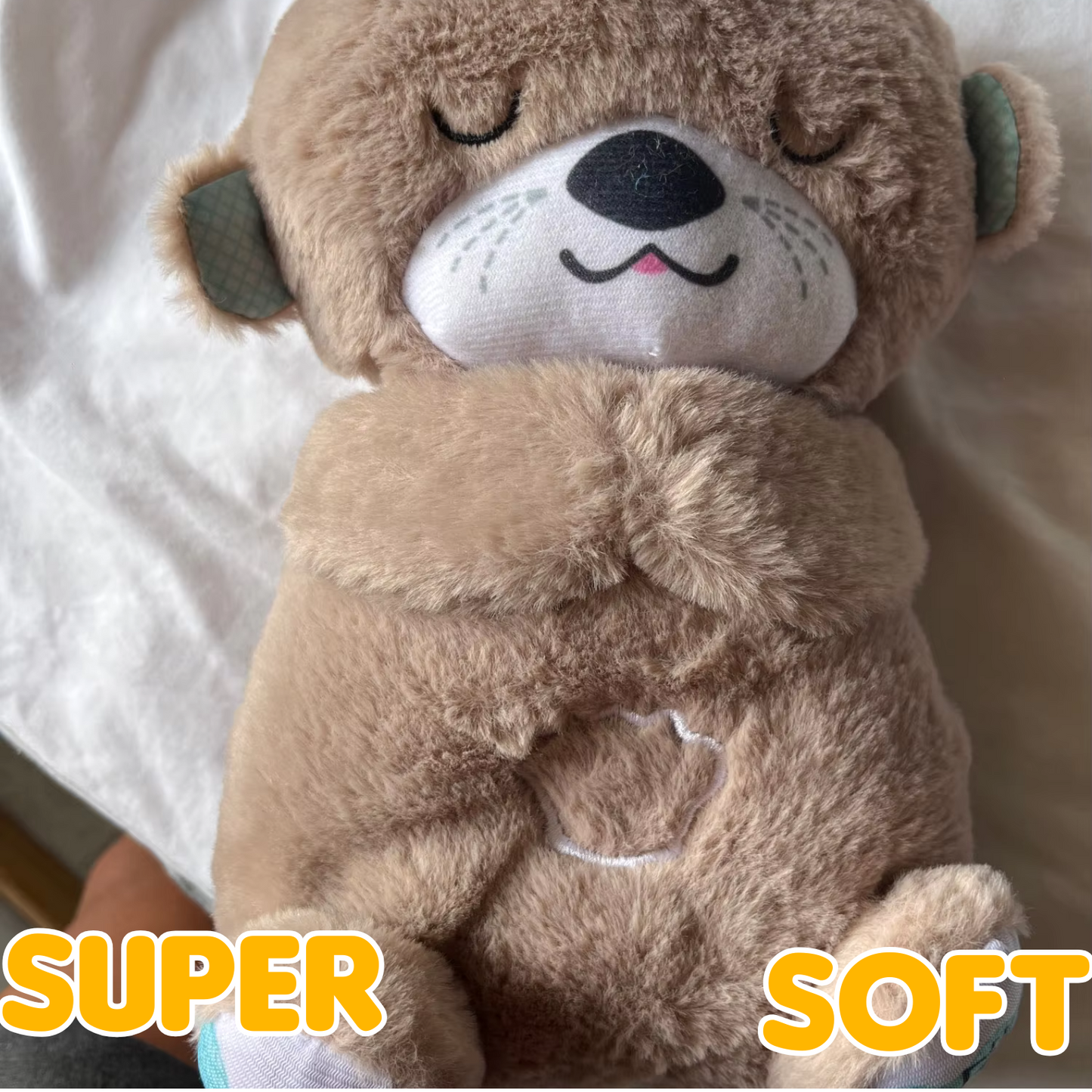 Breathing otter plush