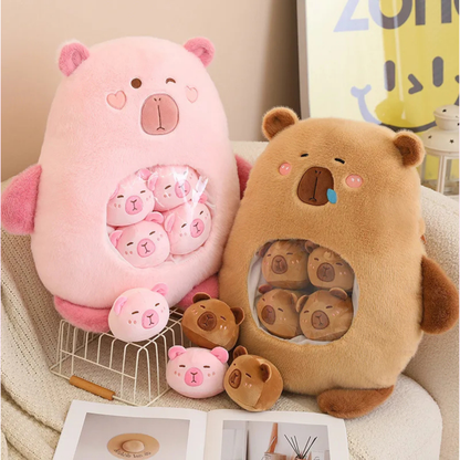 6 balls capybara plushie