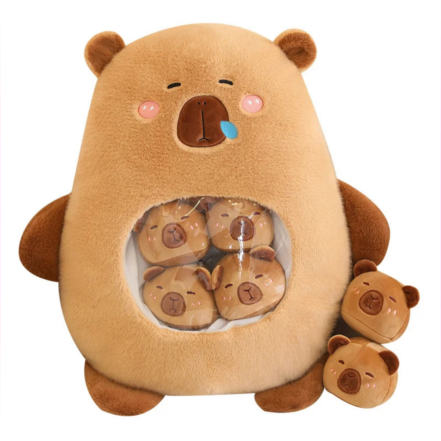 6 balls capybara plushie