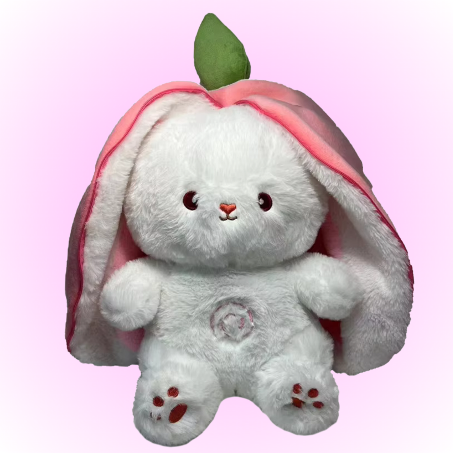 Breathing Bunny Plush (carrot and strawberry)