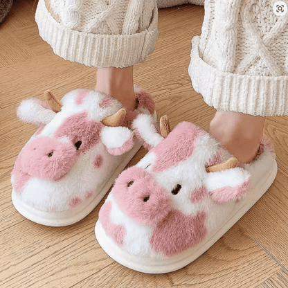 Cow slippers