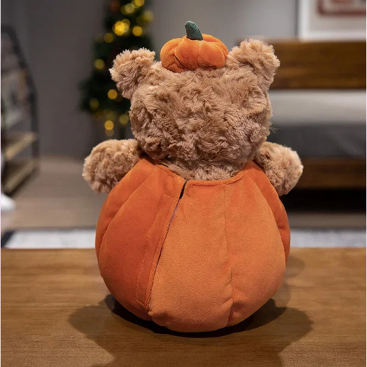 Halloween Bear Pumpkin plush