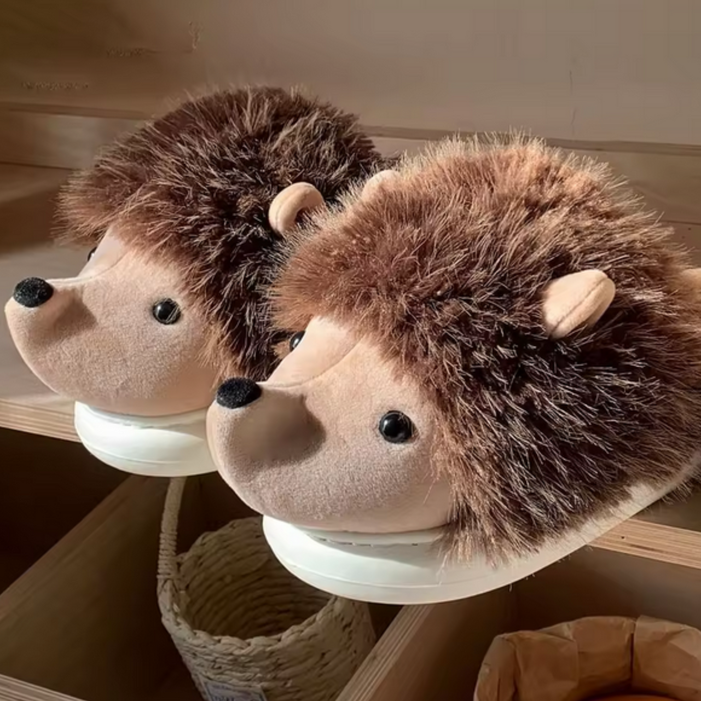 Hedgehog slippers