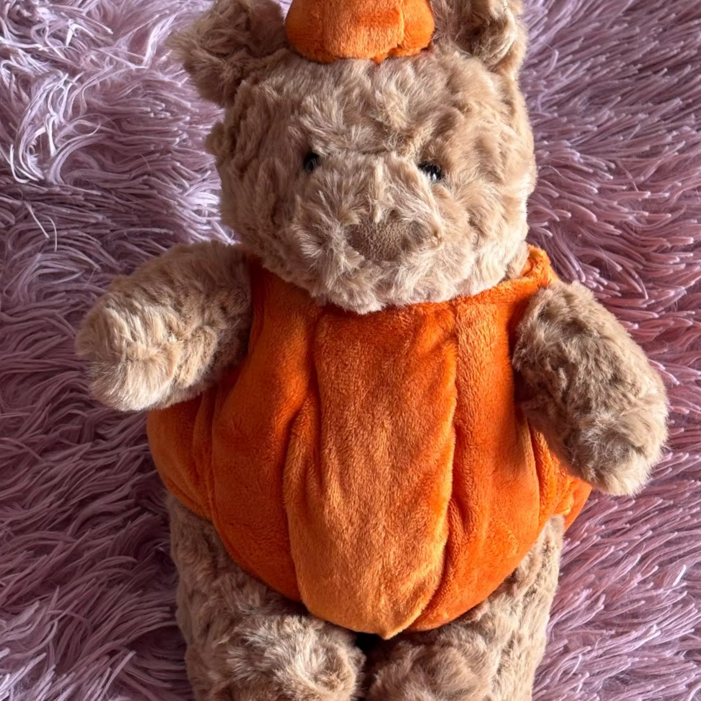 Halloween Bear Pumpkin plush