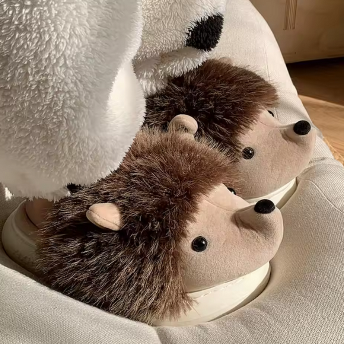 Hedgehog slippers
