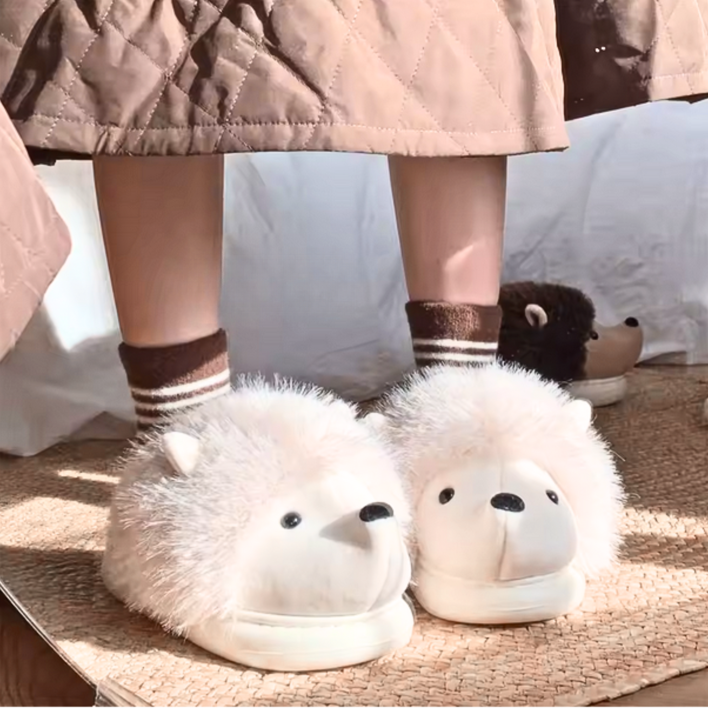 Hedgehog slippers