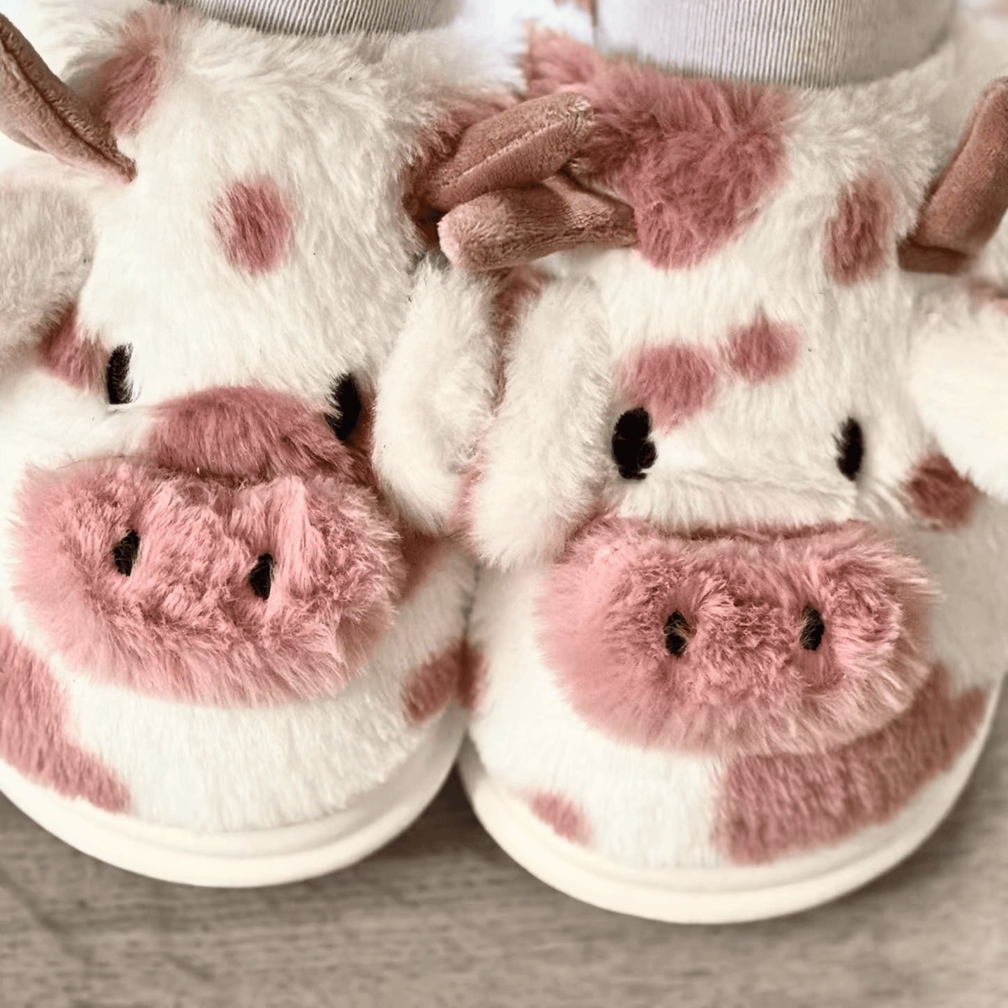 Cow slippers