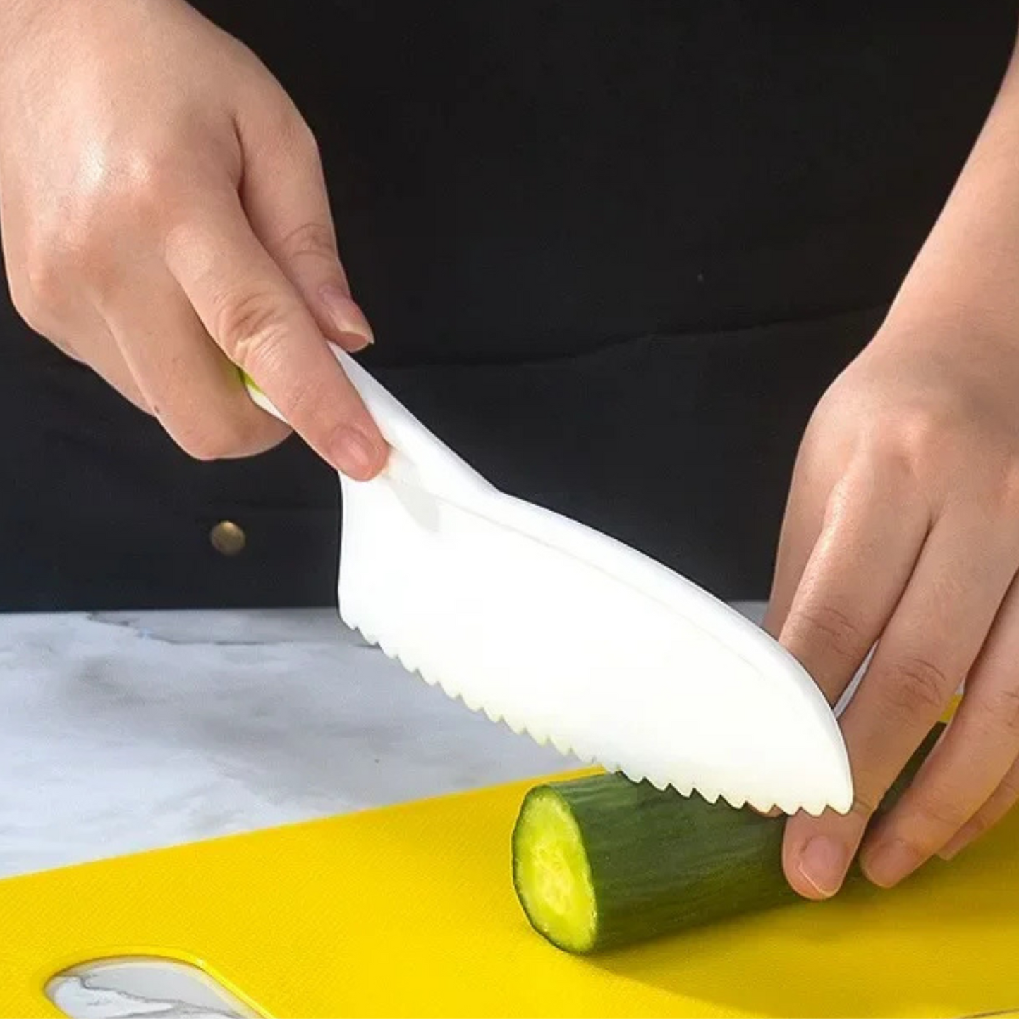 Montessori Kitchen Tools for Toddlers | 17 Pieces Kids Safe Knives for Real Cooking