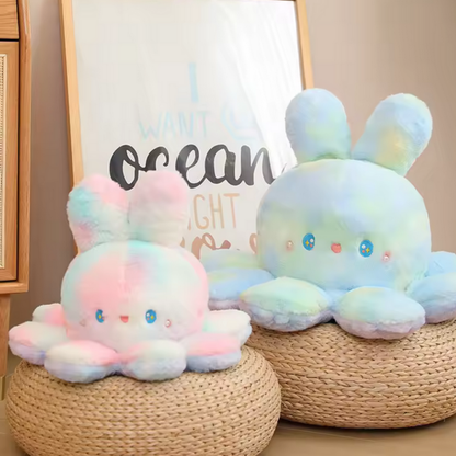 octopus plush reversible - 3 Sizes
