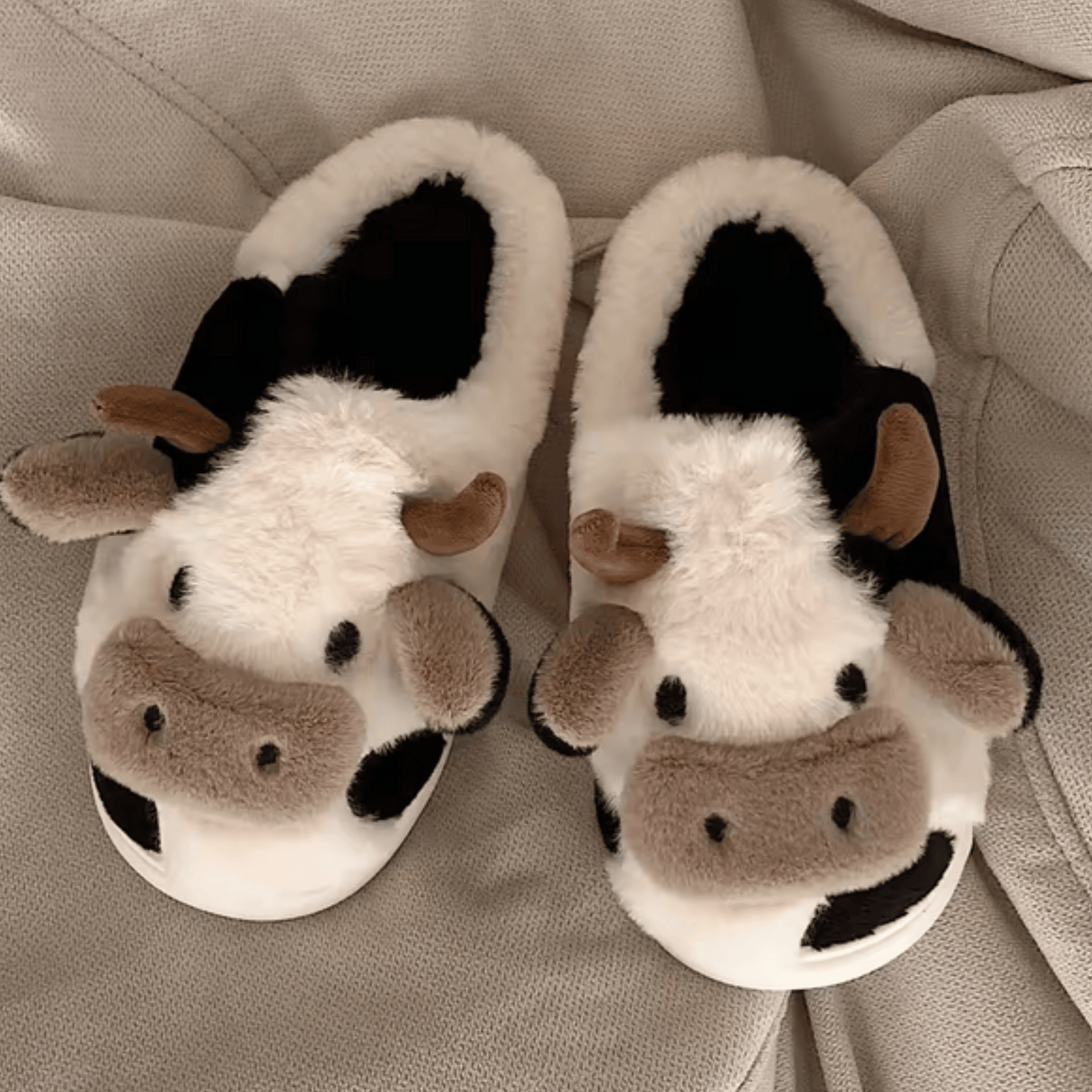 Cow slippers