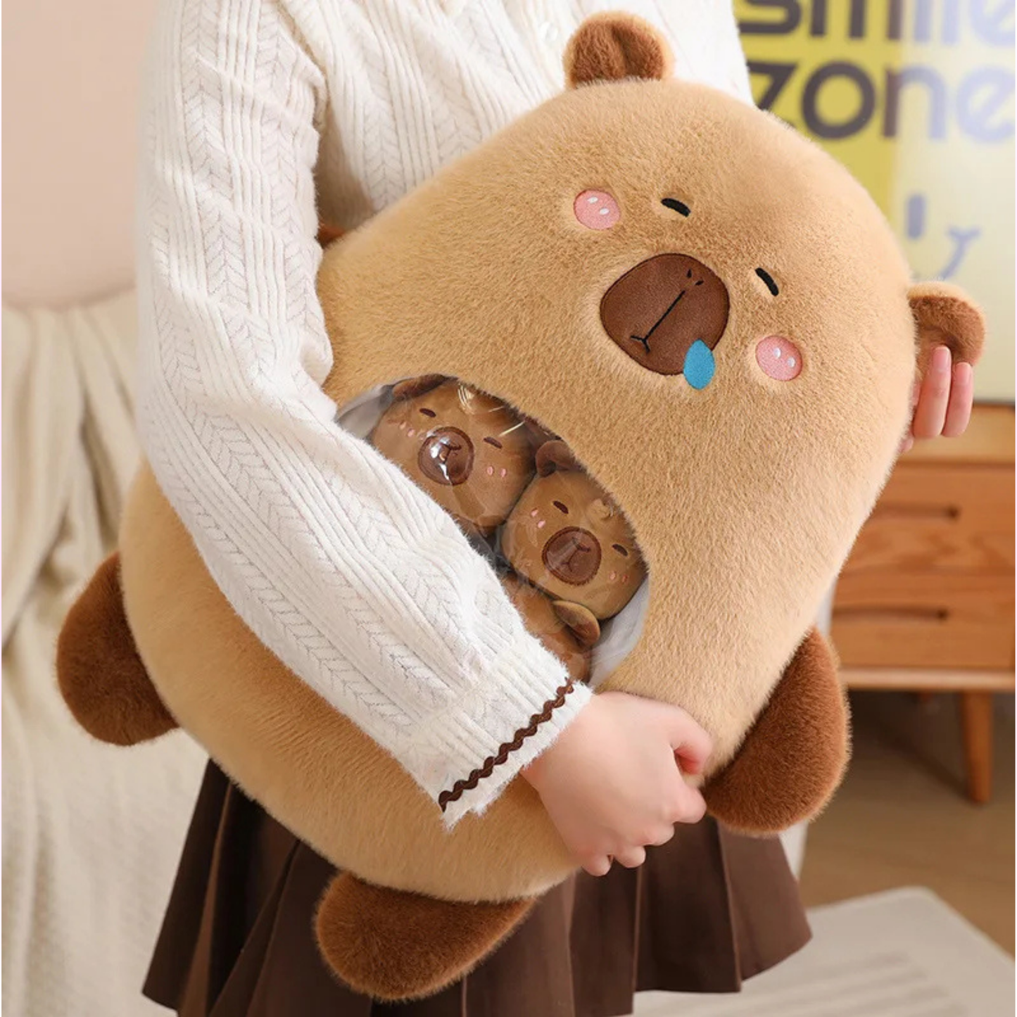 6 balls capybara plushie