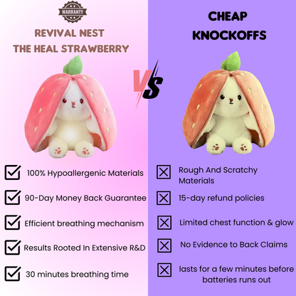 strawberry shortcake breathing plush