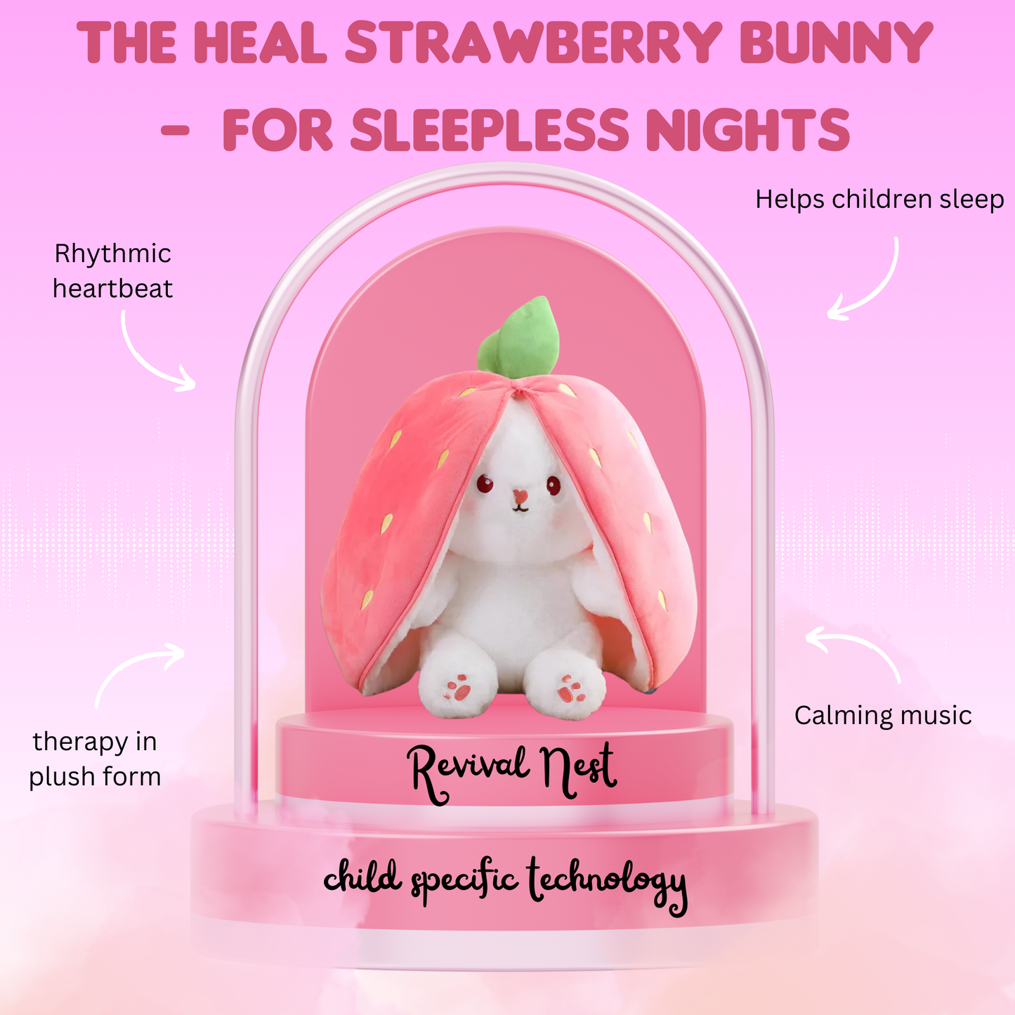 strawberry shortcake breathing plush