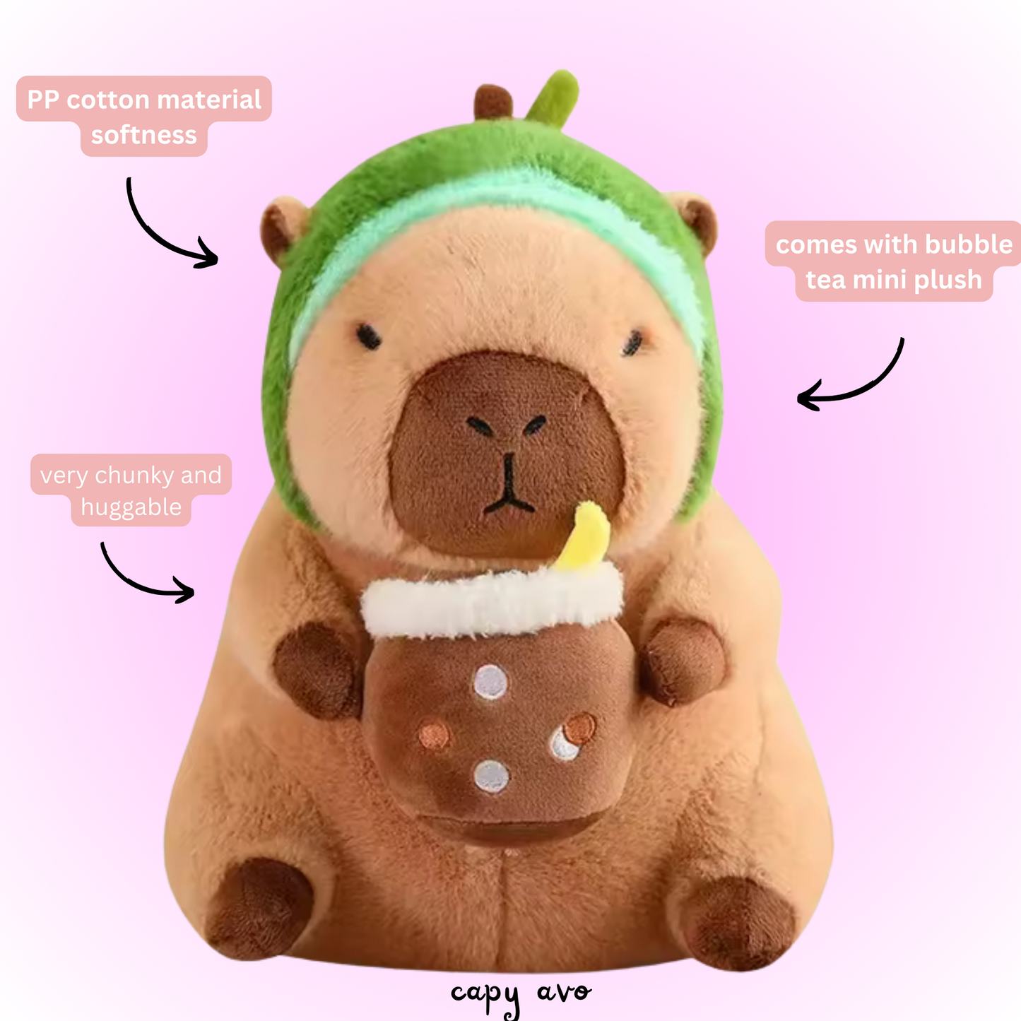 Capybara plushies
